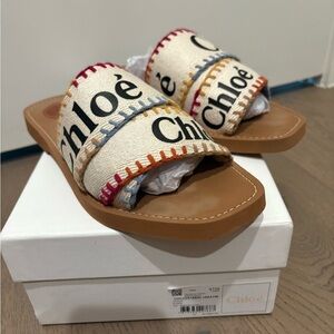 Chloe Multicolor Slide Sandals